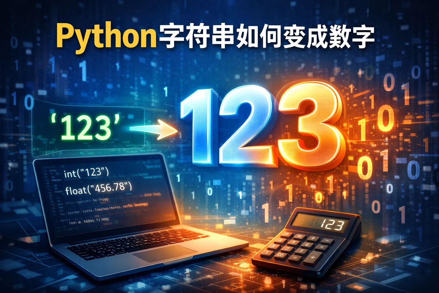 Python字符串如何变成数字