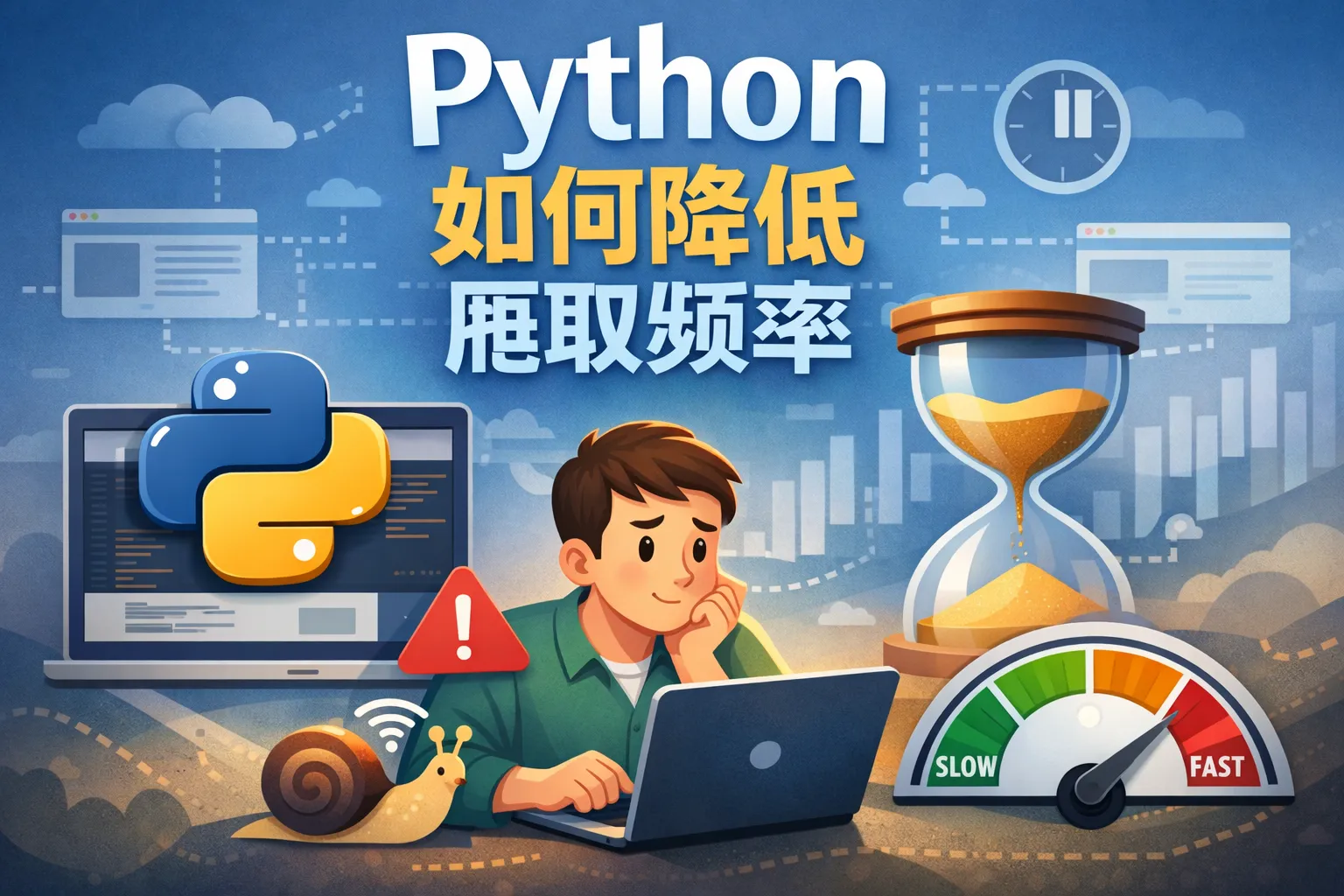 python如何降低爬取频率