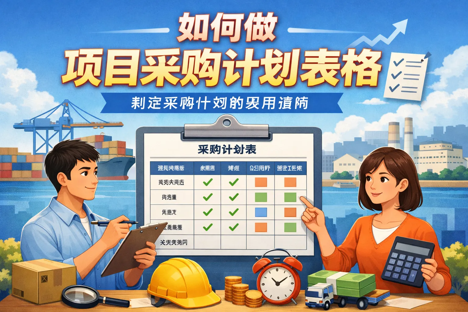 如何做项目采购计划表格