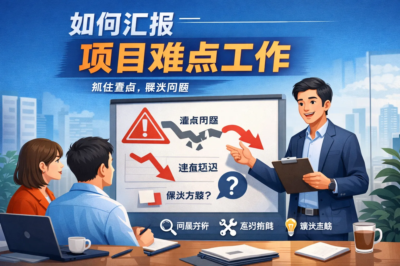 如何汇报项目难点工作