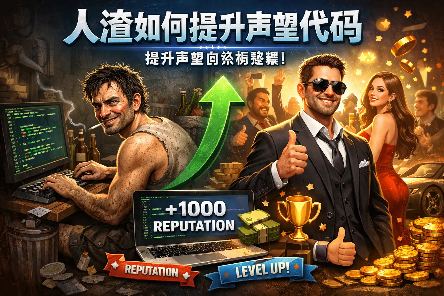 人渣如何提升声望代码