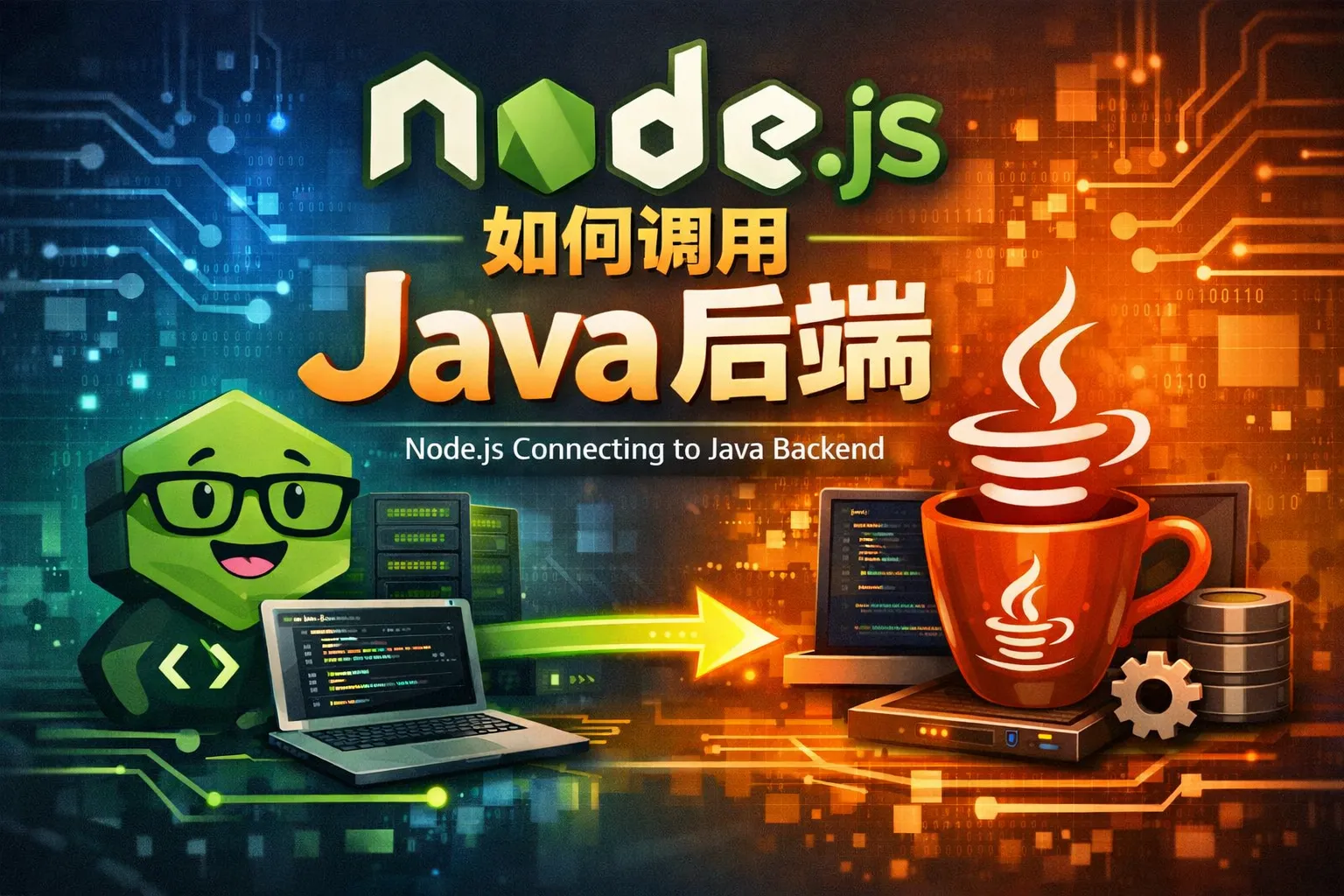 nodejs如何调用java后端