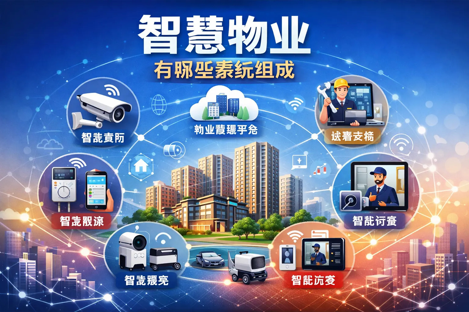 智慧物业有哪些系统组成