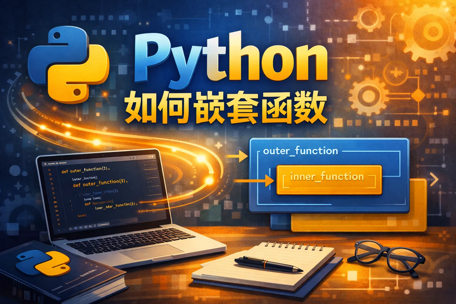 python 如何嵌套函数