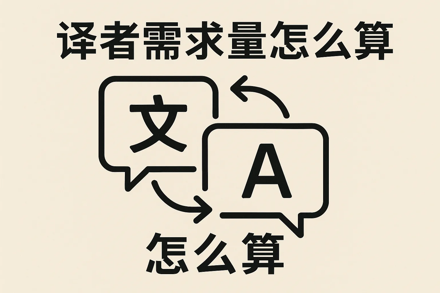 译者需求量怎么算