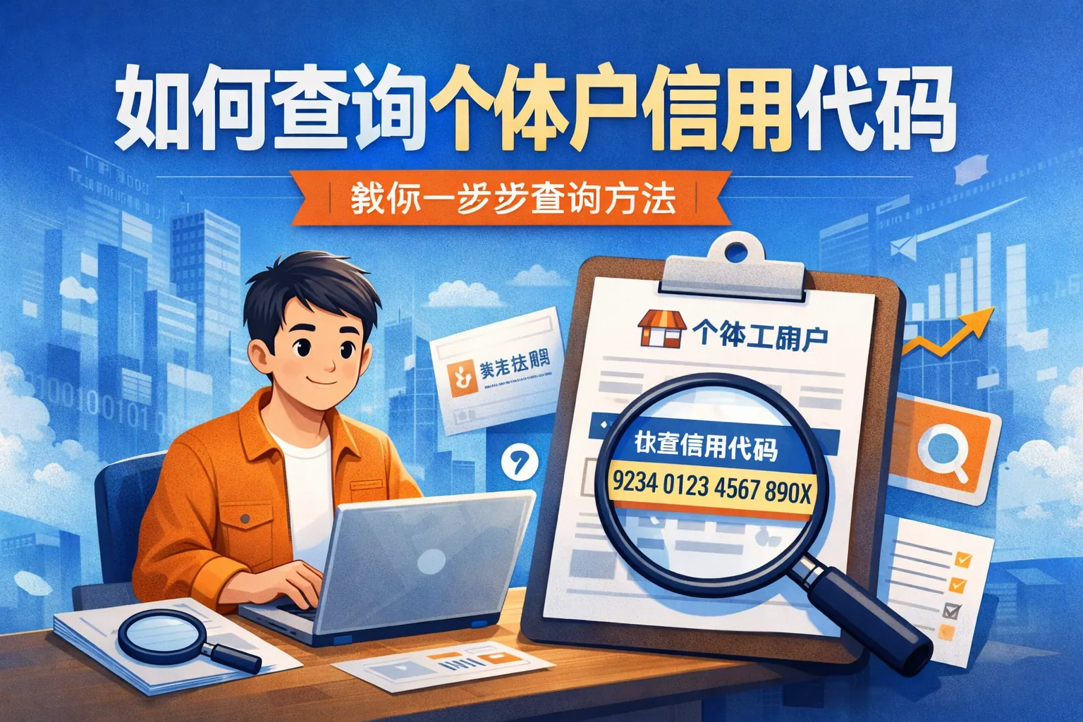 如何查询个体户信用代码