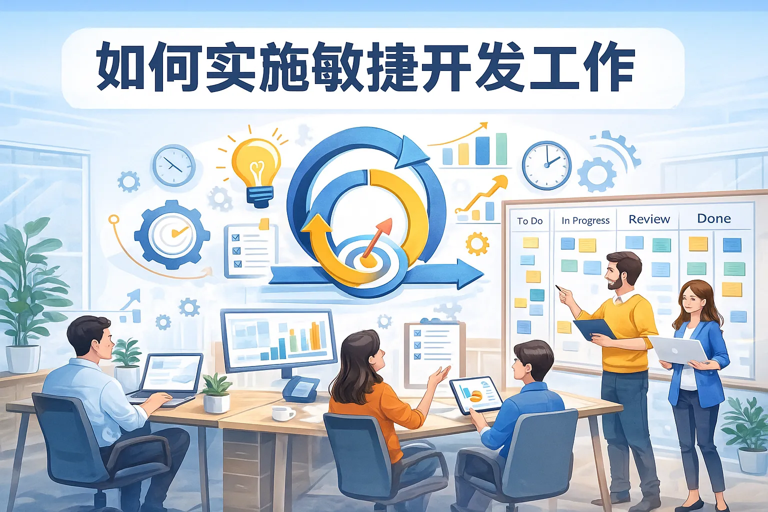 如何实施敏捷开发工作