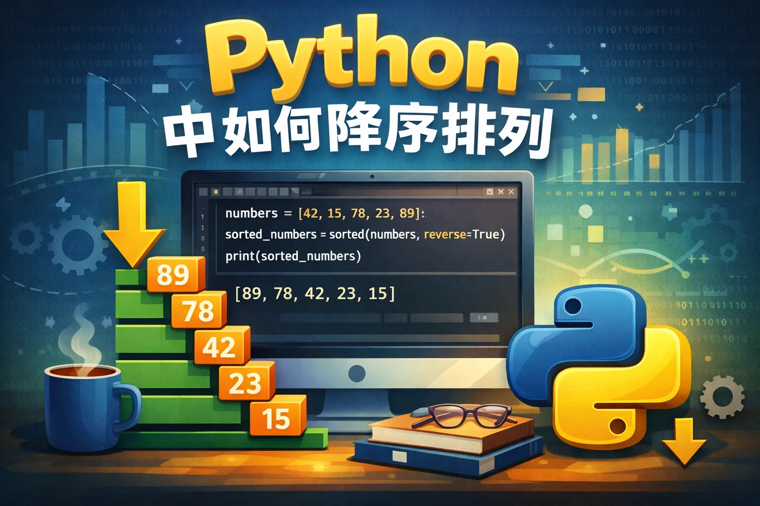 python中如何降序排列