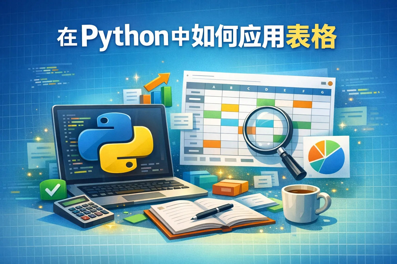 在python中如何应用表格