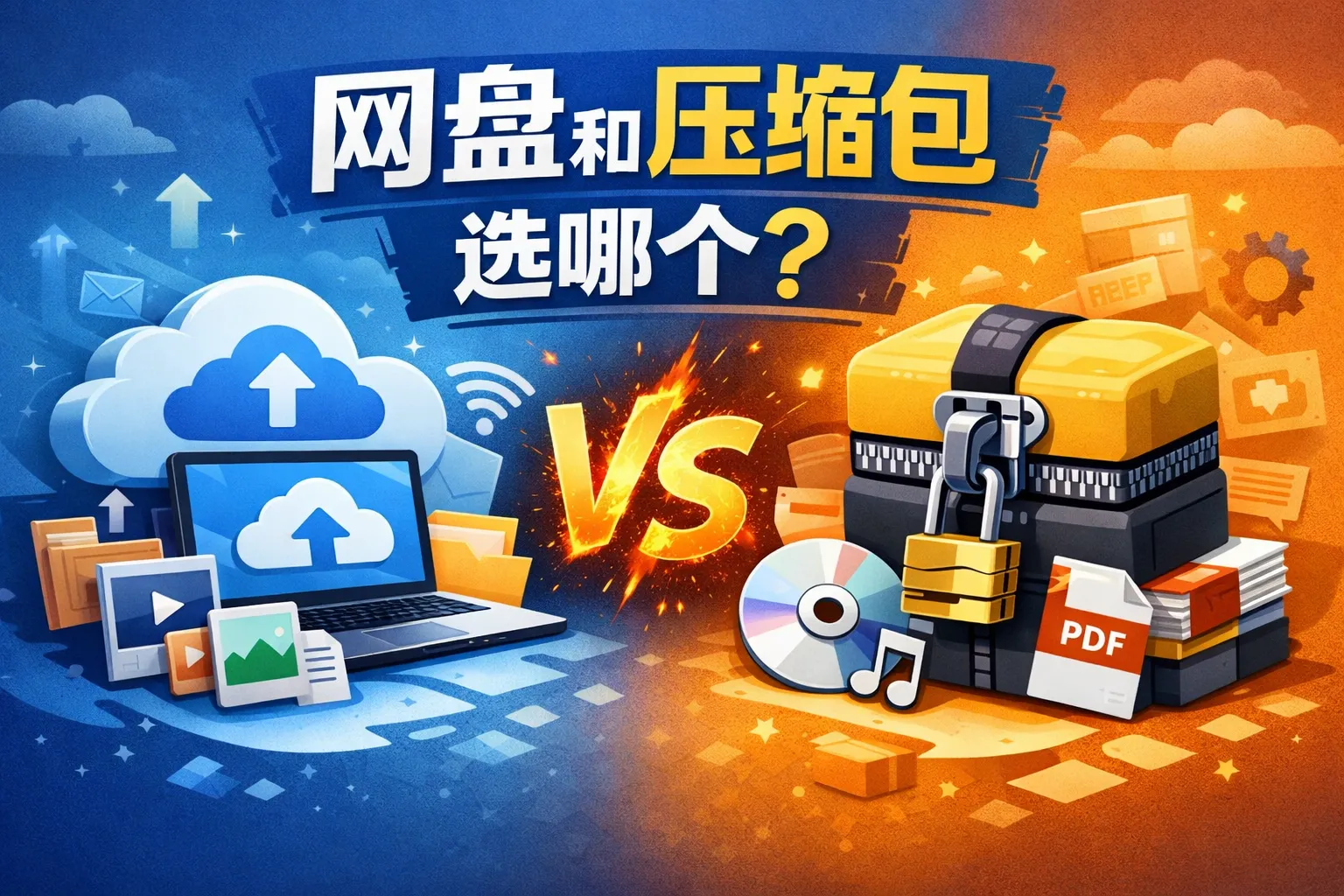 网盘和压缩包选哪个