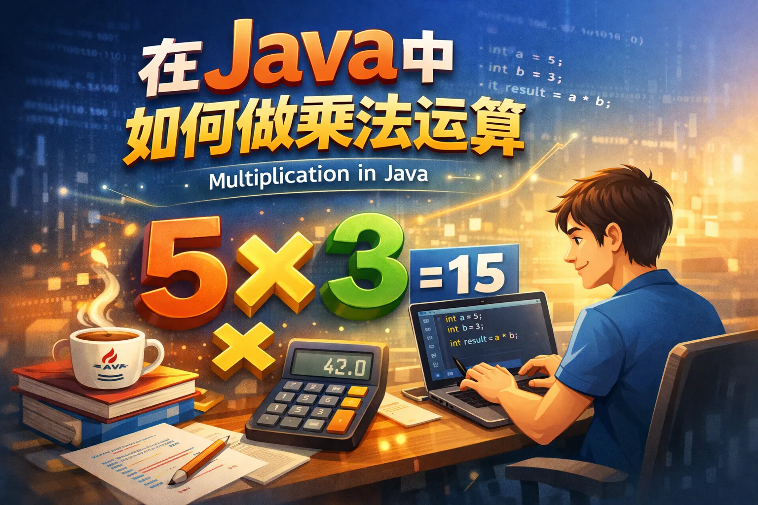 在java中如何做乘法运算