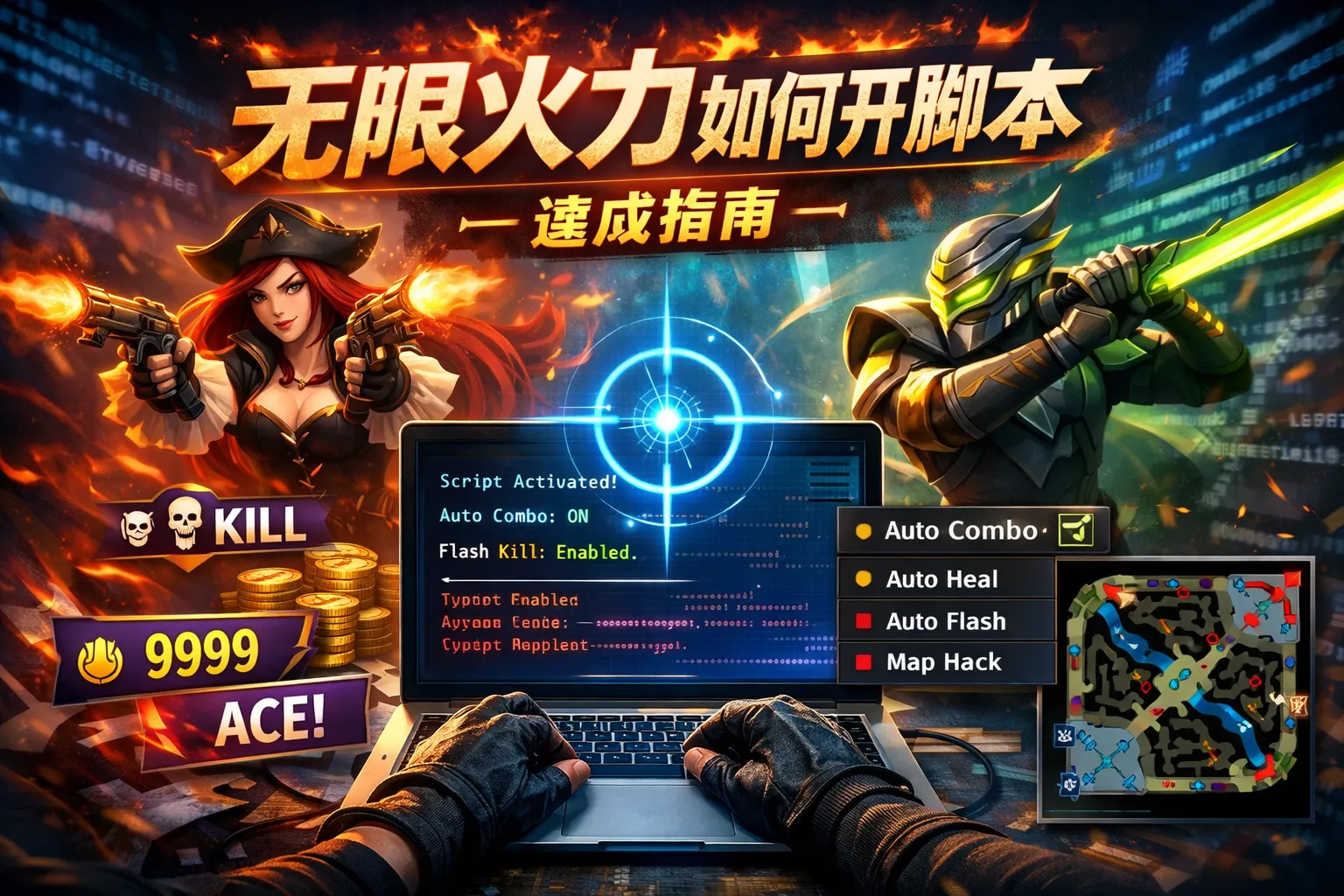 无限火力如何开脚本