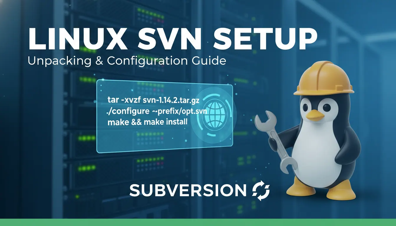 linux如何配置解压版svn
