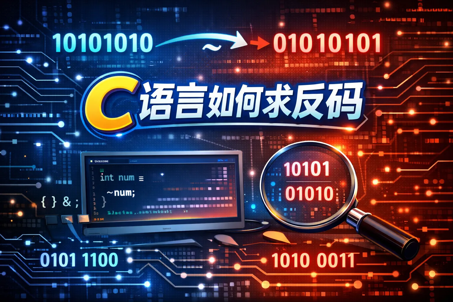 c语言如何求反码