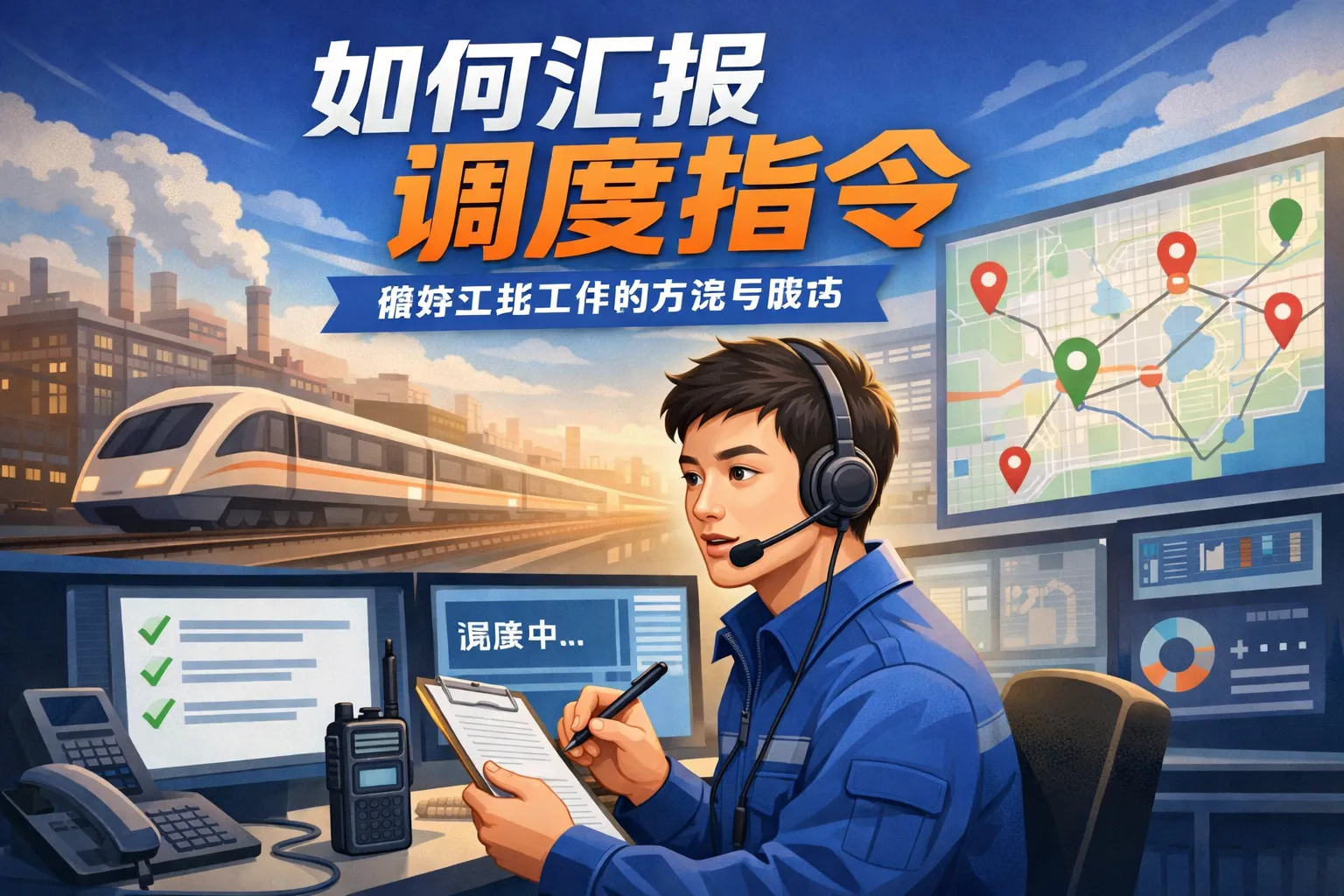 如何汇报调度指令