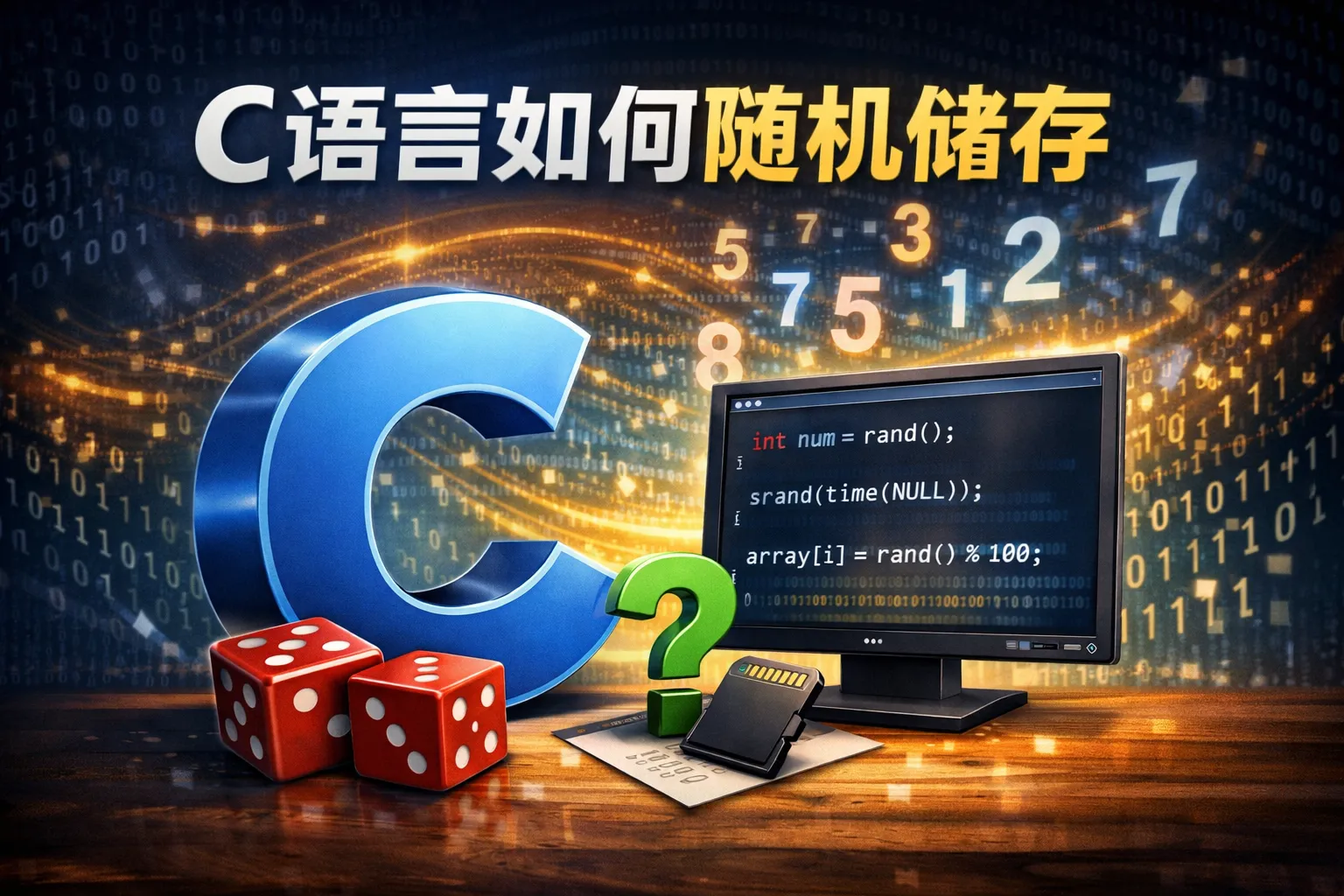 C语言如何随机储存
