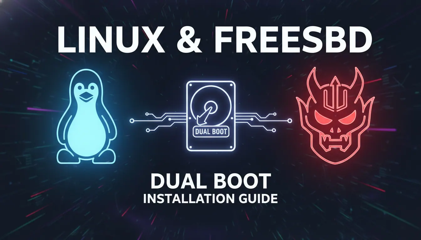 linux freebsd双系统如何安装