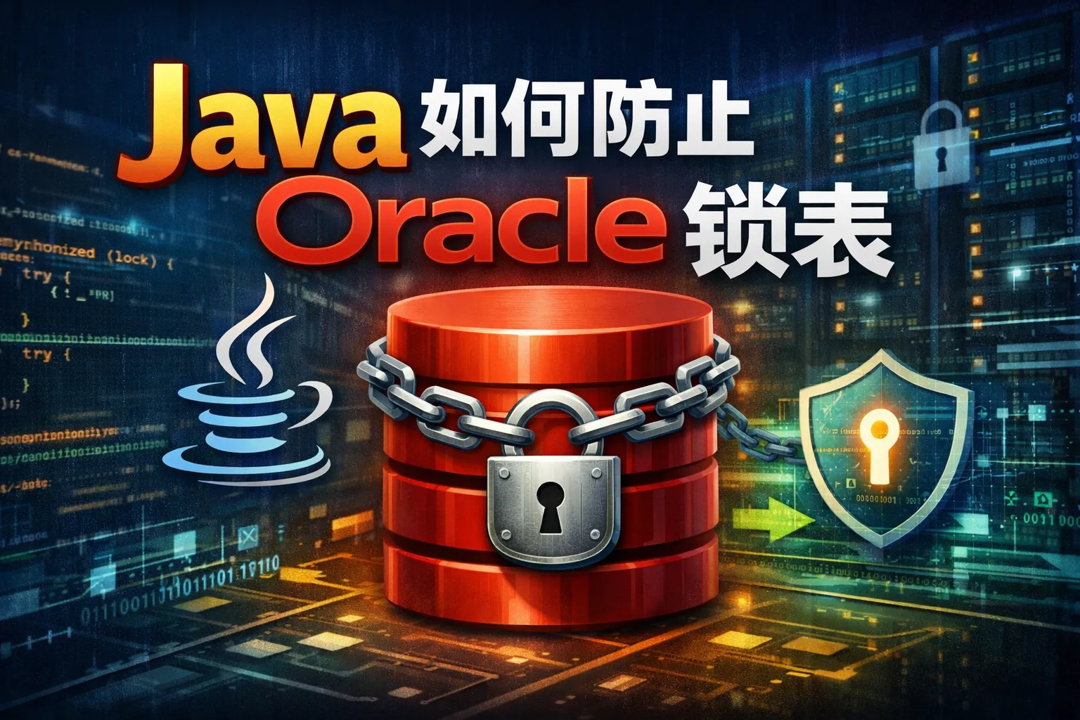java如何防止oracle锁表锁表