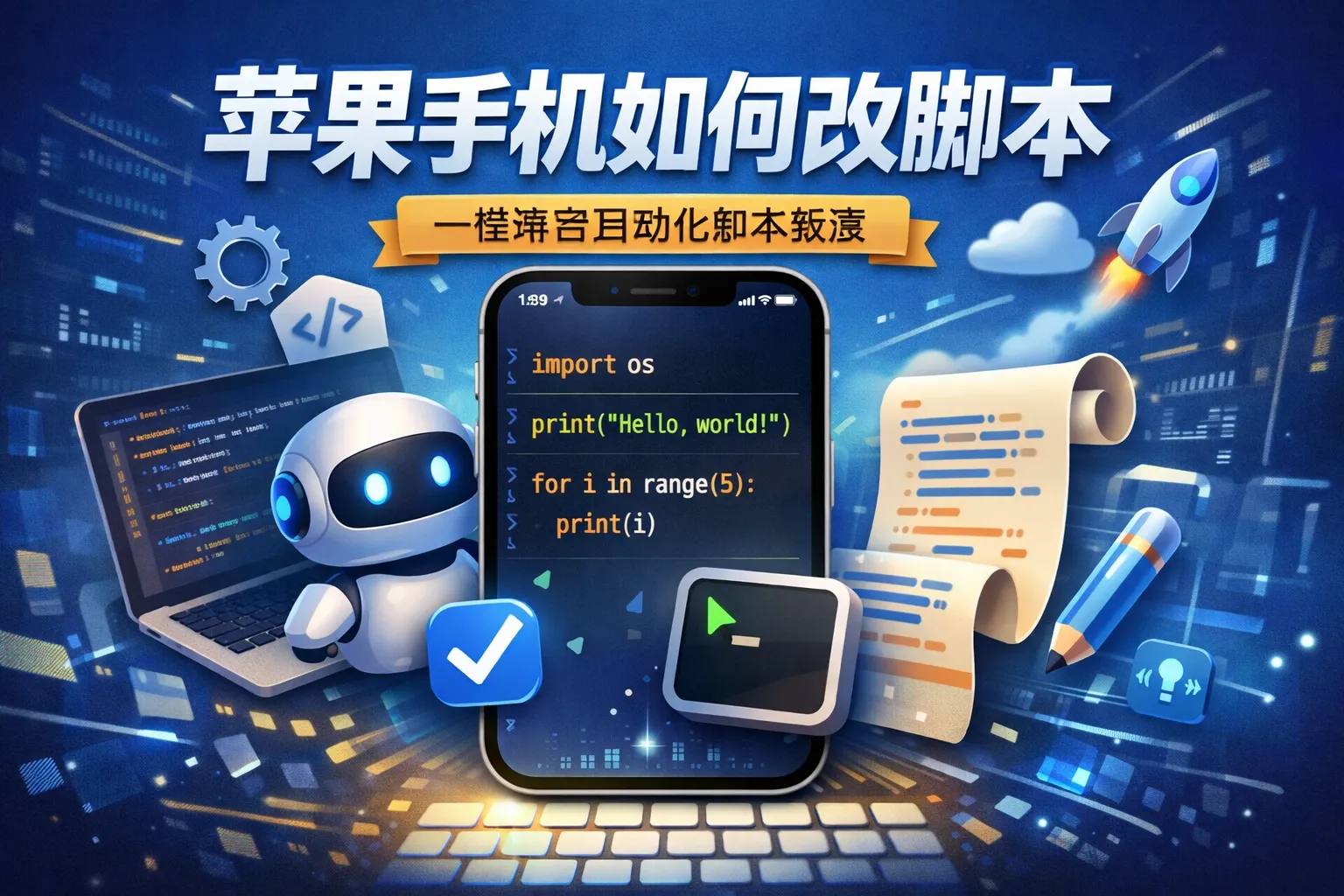 苹果手机如何改脚本