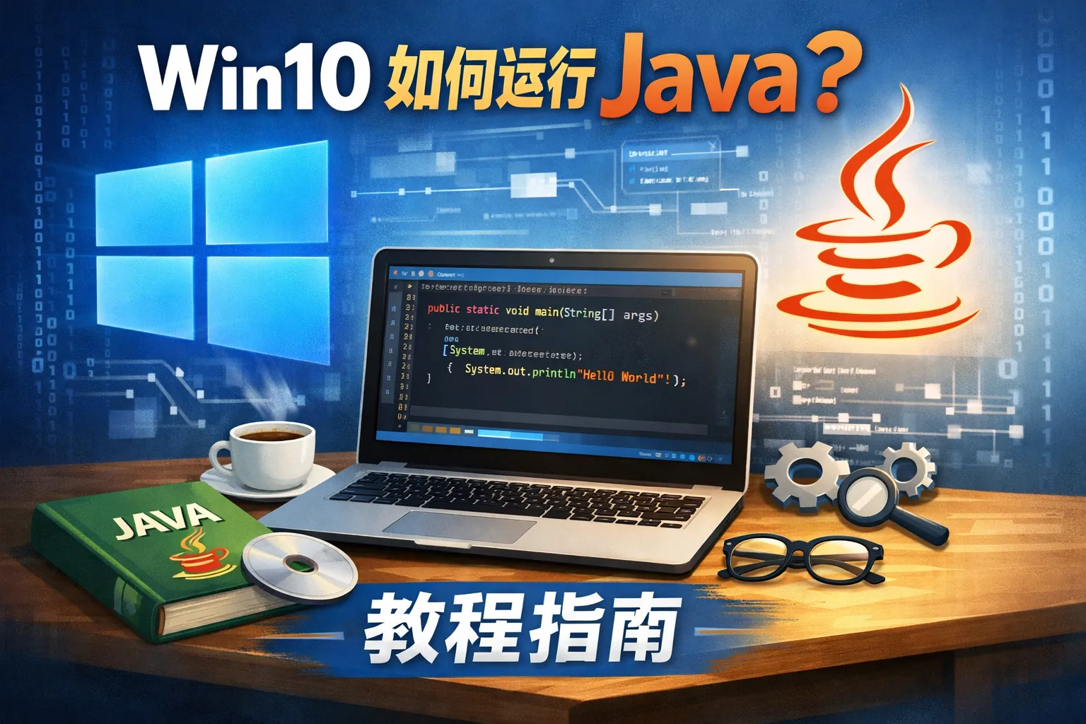 win10如何 运行java