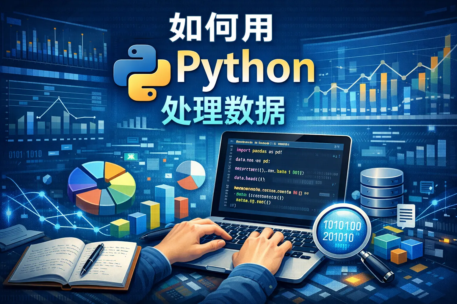如何用python处理数据 代码