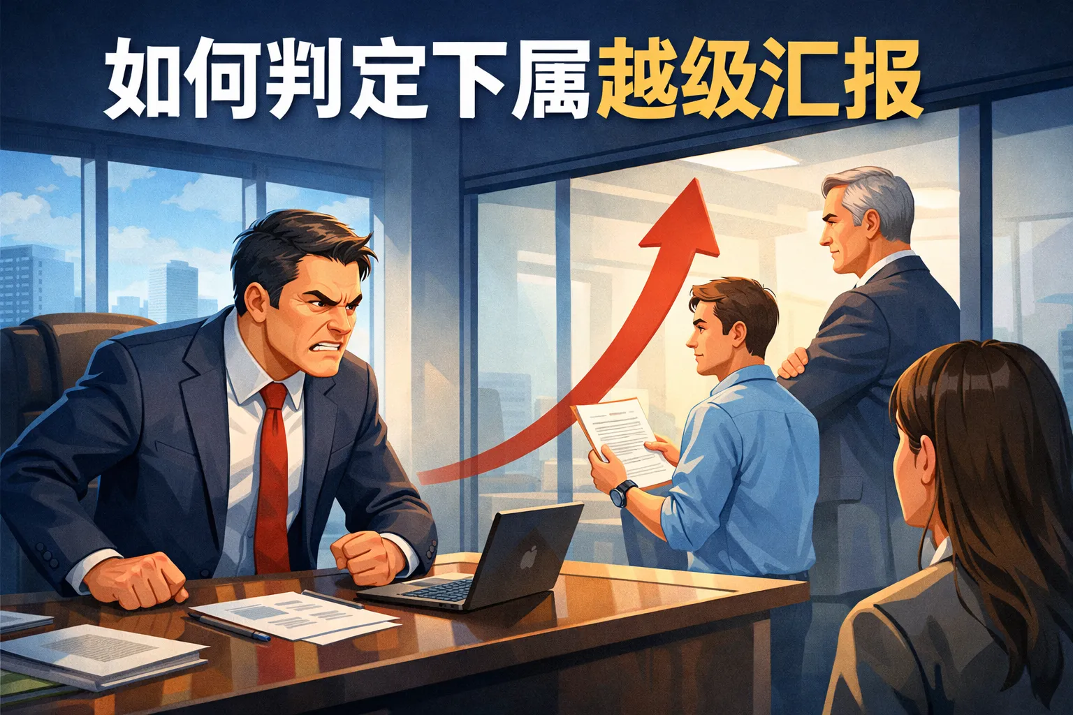 如何判定下属越级汇报