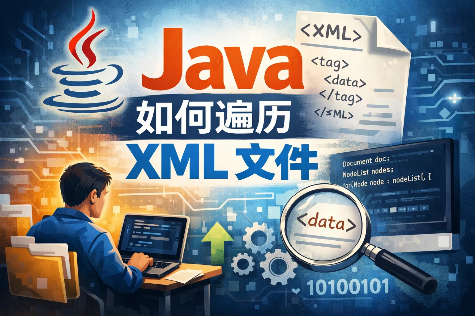 java如何遍历xml文件
