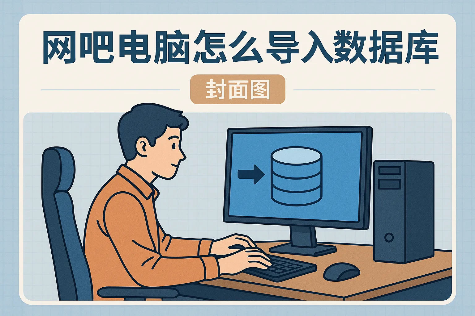 网吧电脑怎么导入数据库