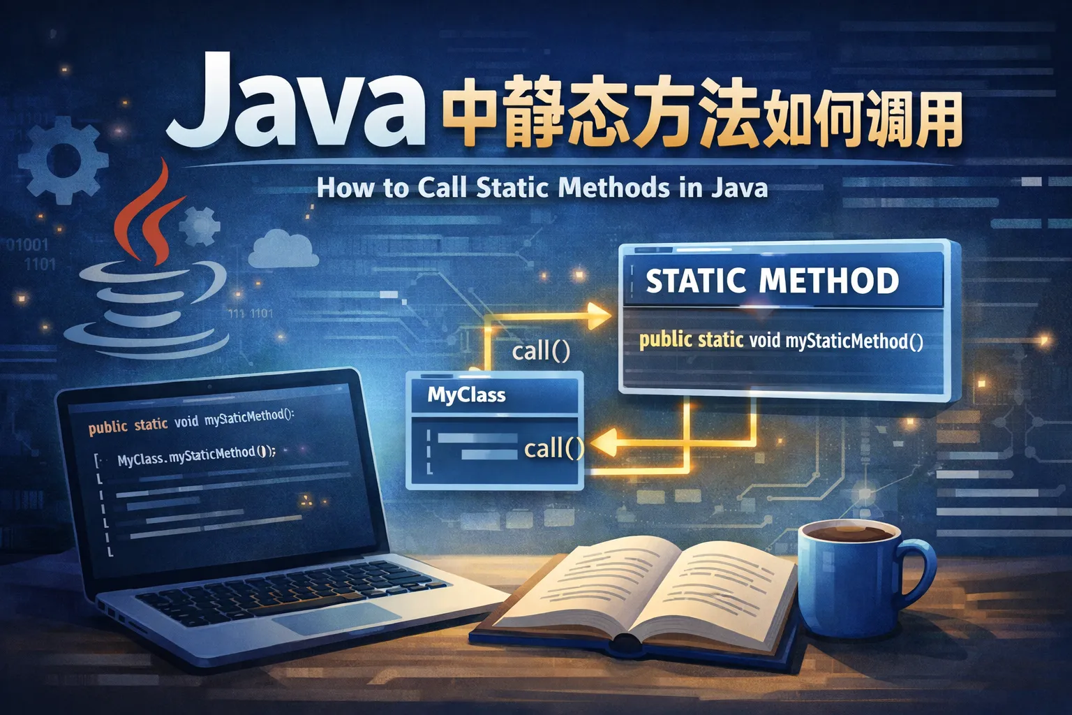 java中静态方法如何调用