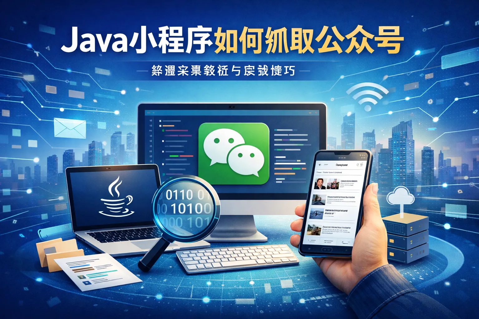 java小程序如何抓取公共号