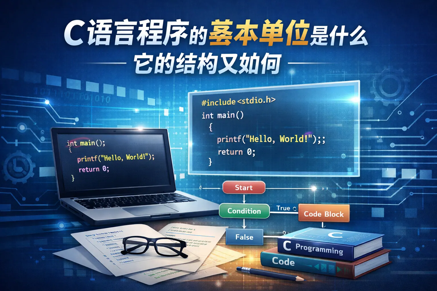 c语言程序的基本单位是什么它的结构又如何