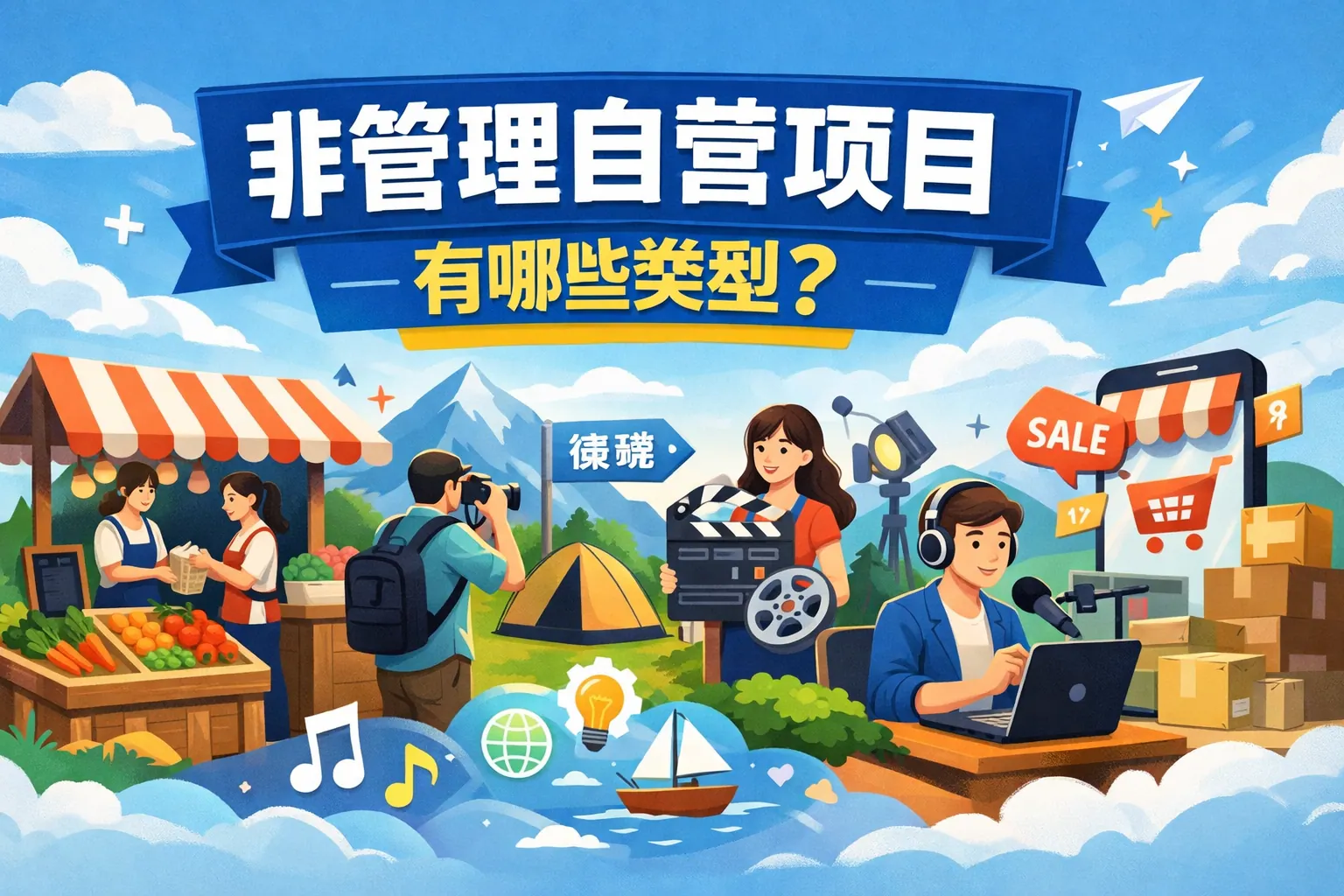 非管理自营项目有哪些类型