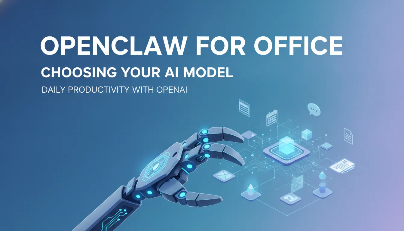 OpenClaw用于日常办公时如何选择OpenAI模型