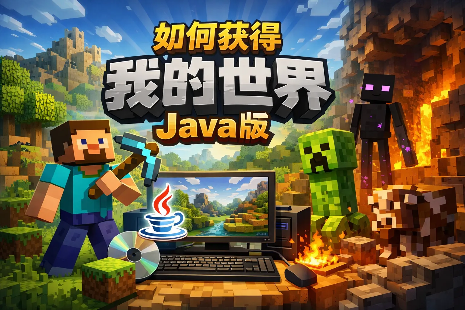 如何获得我的世界java版