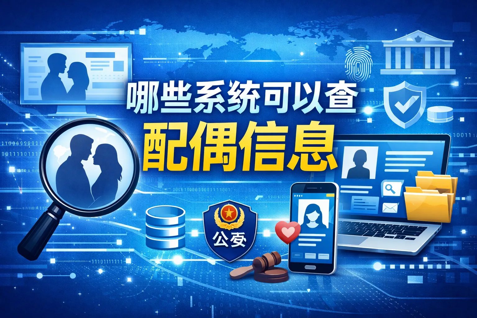 哪些系统可以查配偶信息