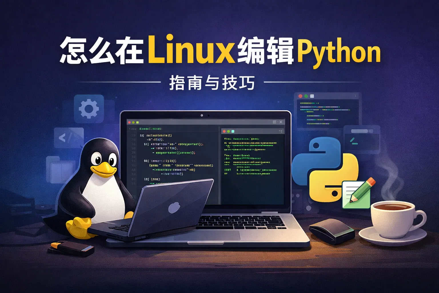 怎么在linux编辑python