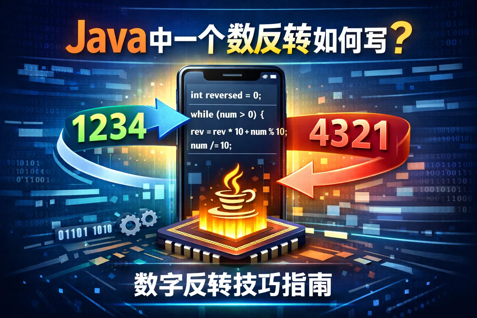 java中一个数反转如何写