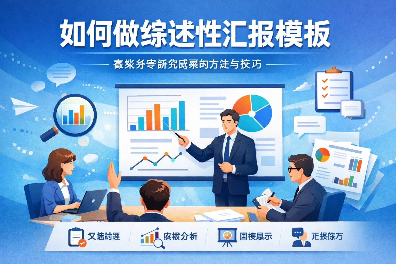 如何做综述性汇报模板