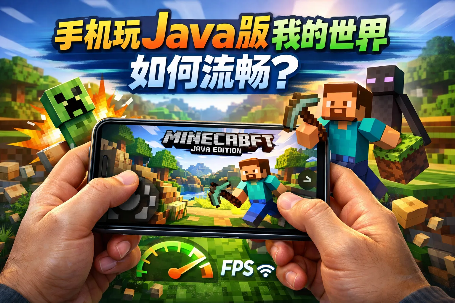 手机玩java版我的世界如何流畅