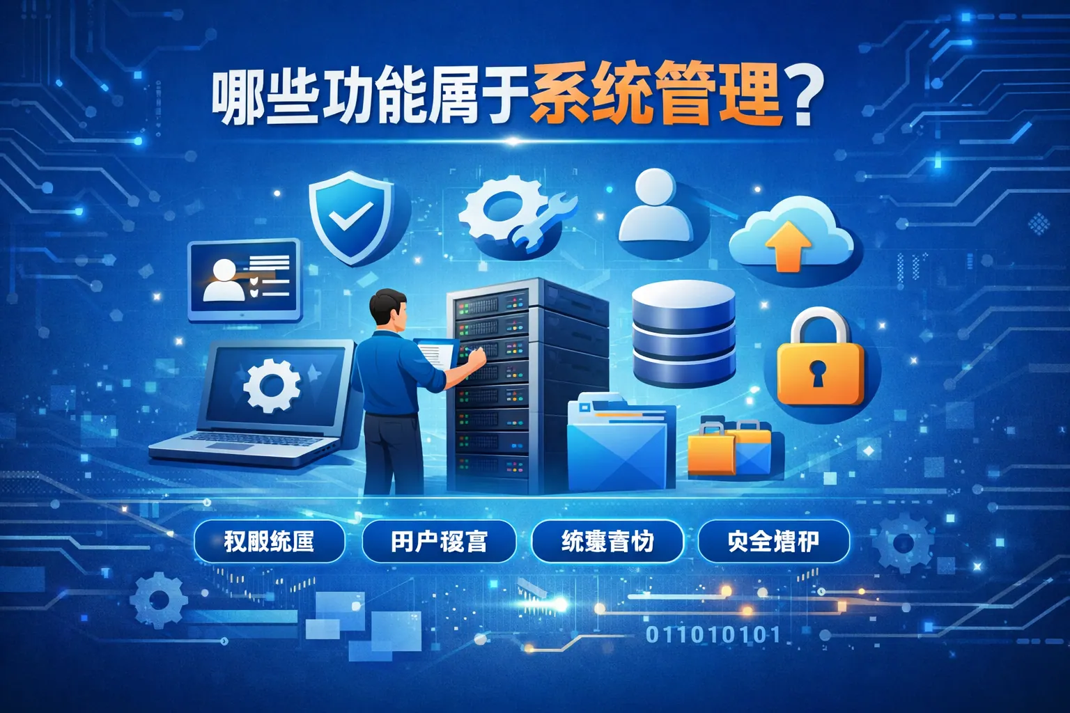 哪些功能属于系统管理