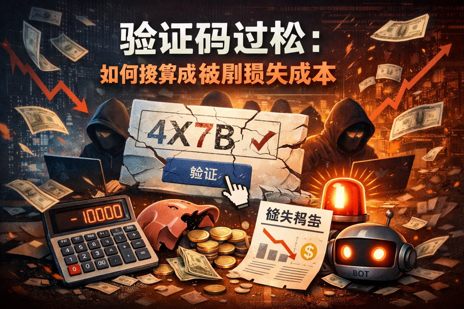 验证码过松:如何换算成被刷损失成本