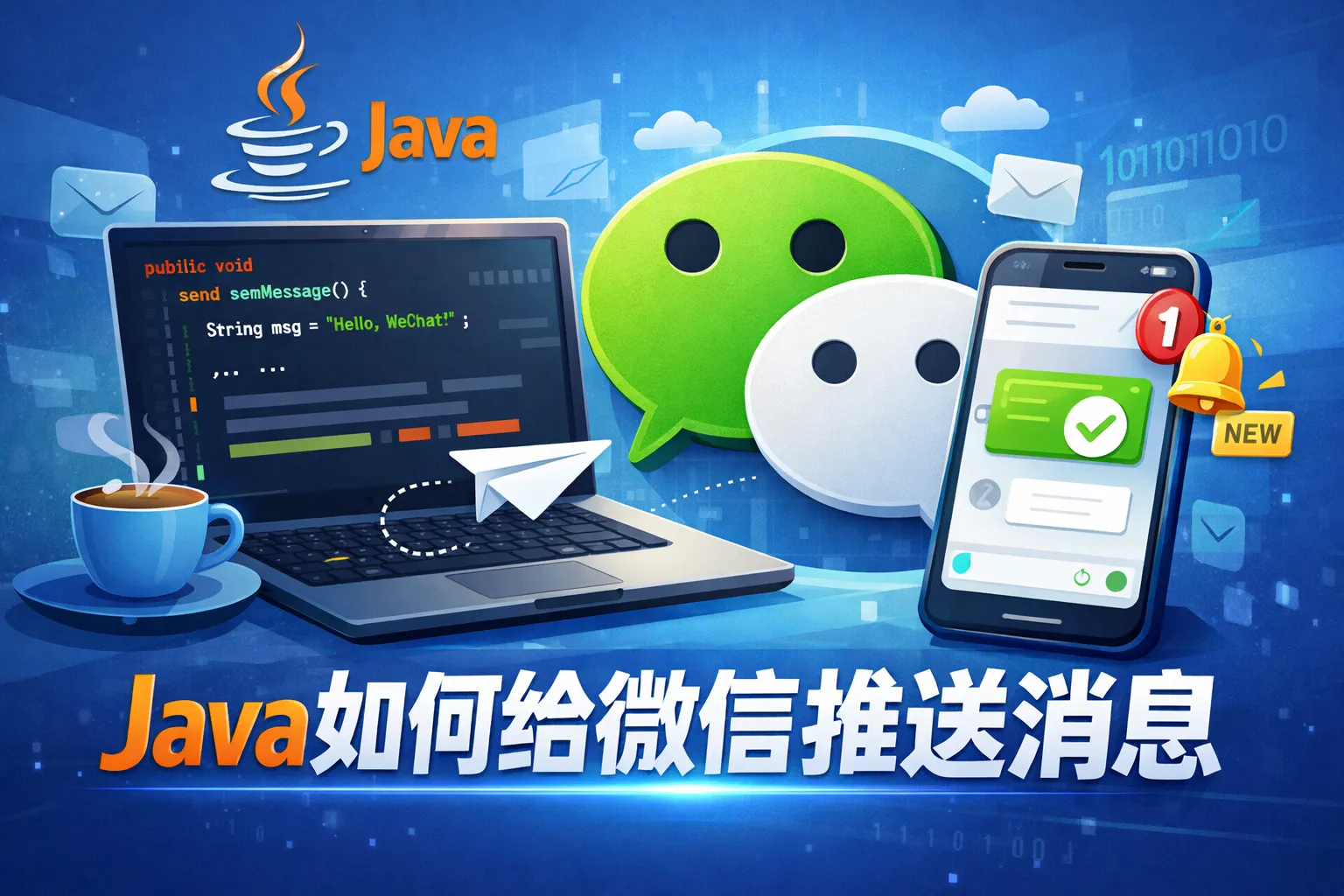java如何给微信推送消息