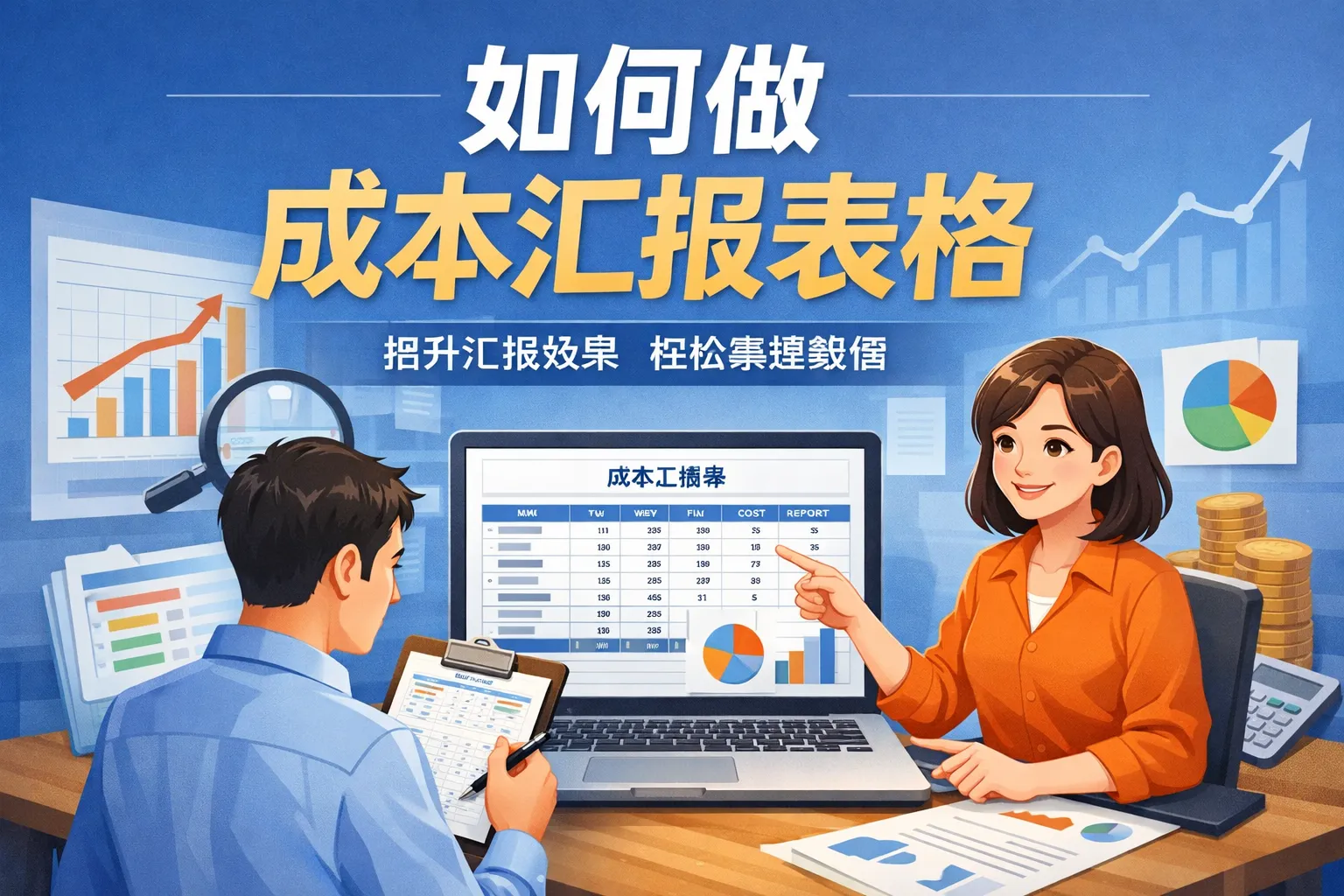 如何做成本汇报表格