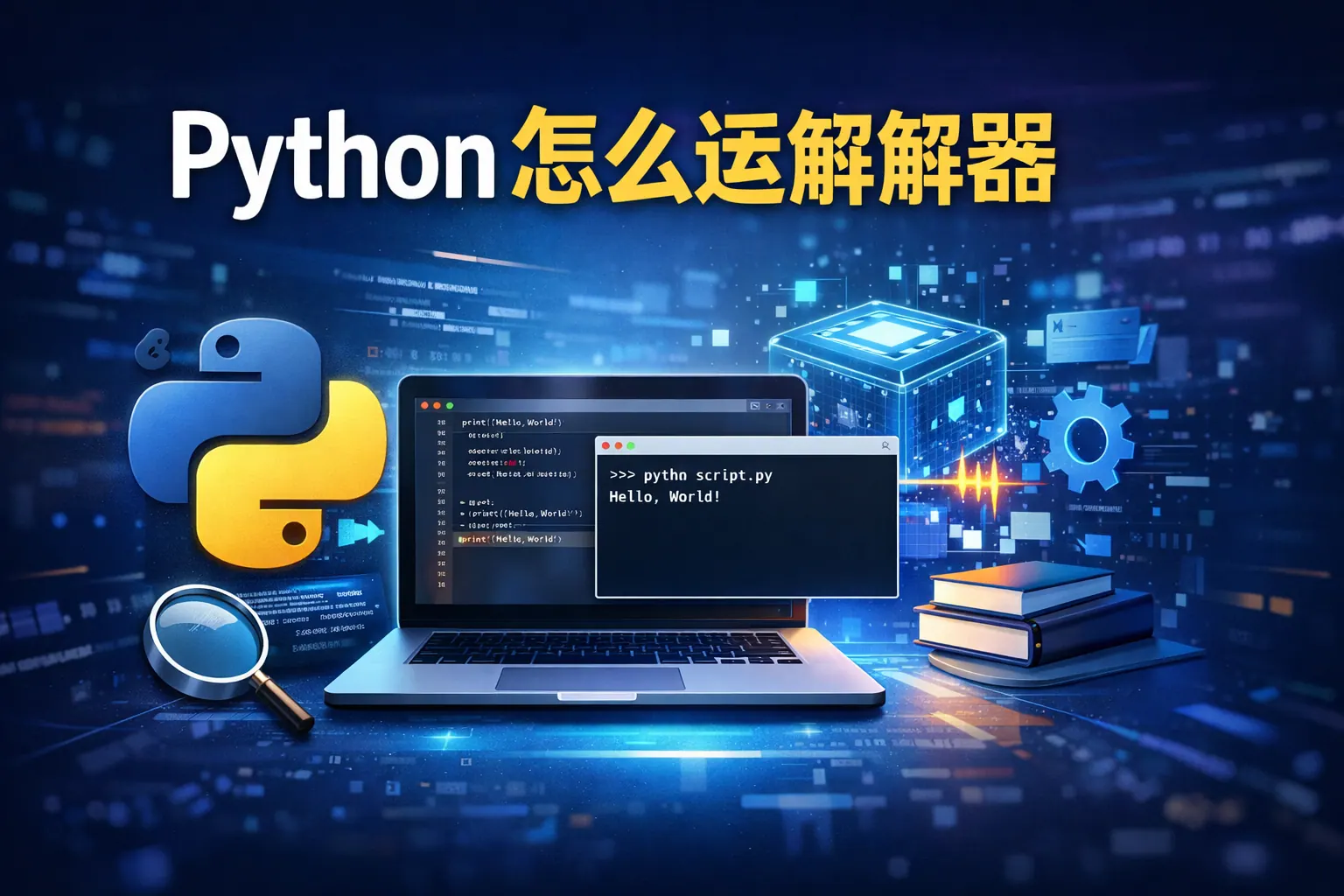 Python怎么运行解释器