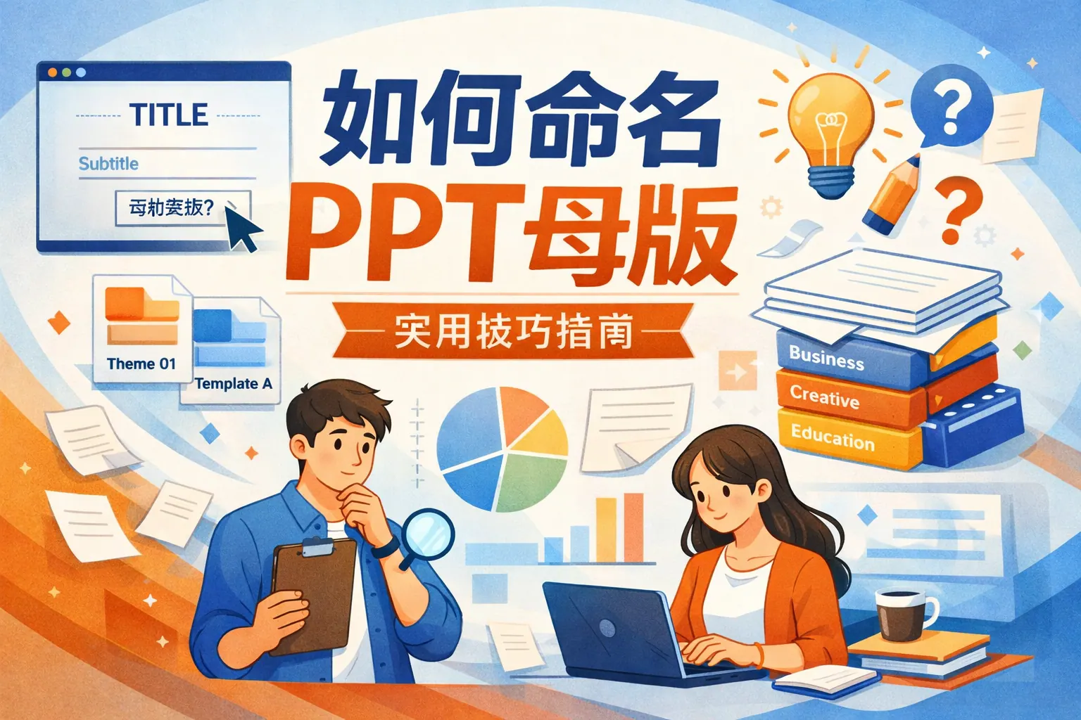 如何命名ppt母版