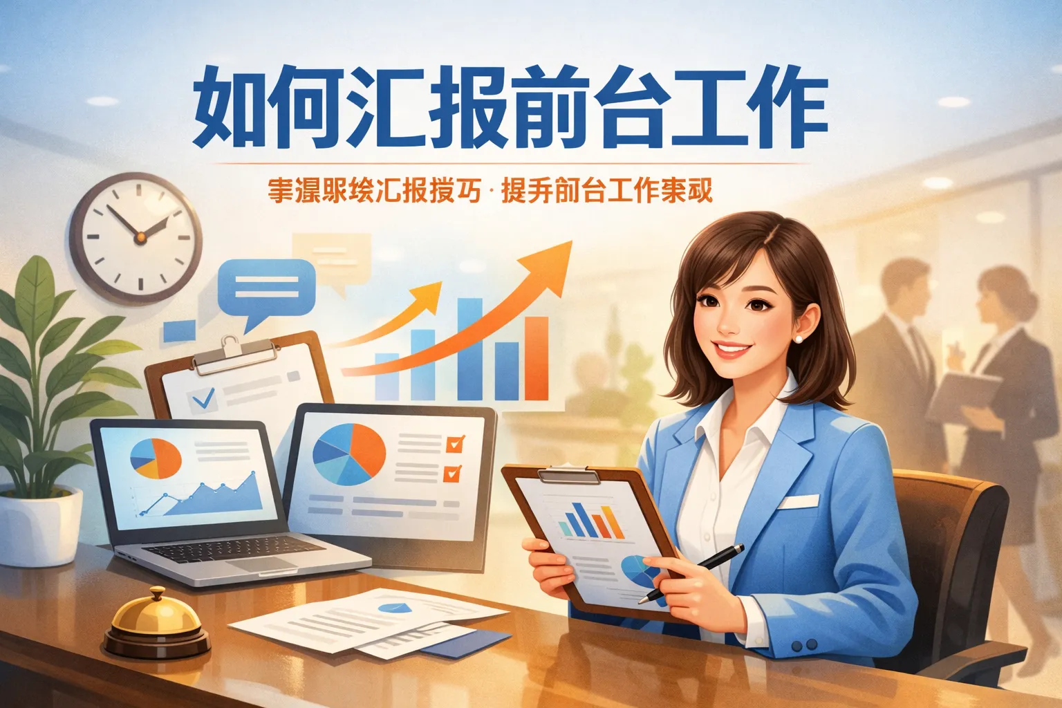 如何汇报前台工作