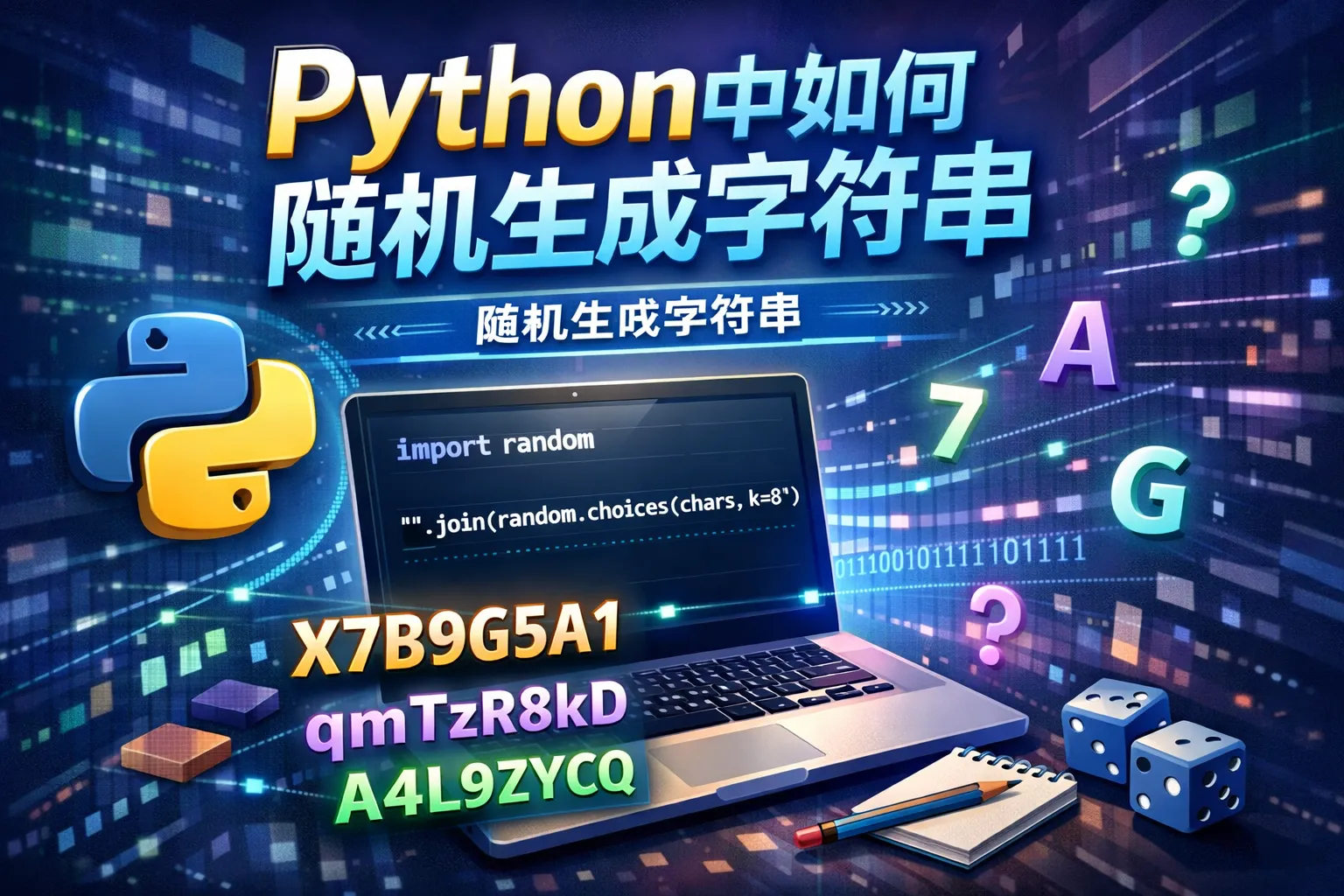 python中如何随机生成字符串