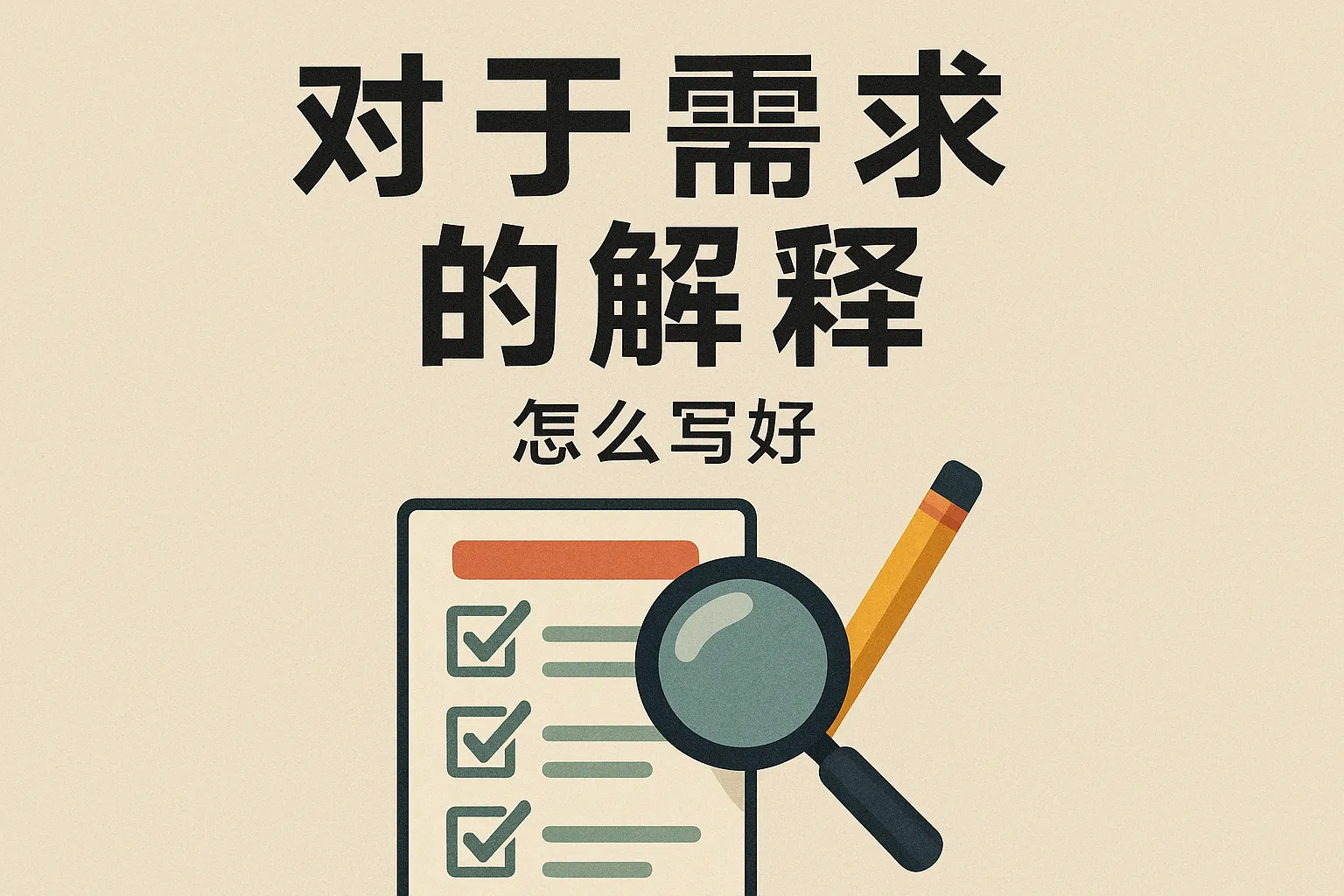 对于需求的解释怎么写好