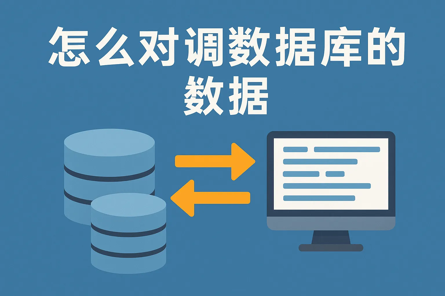 怎么对调数据库的数据
