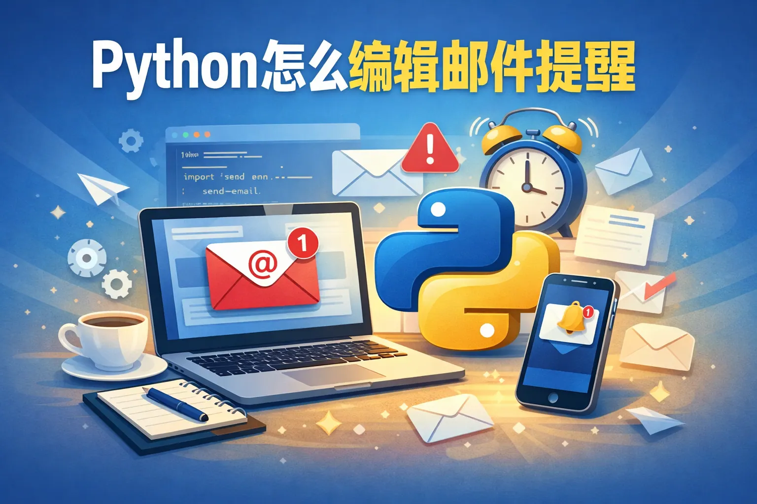 python怎么编辑邮件提醒